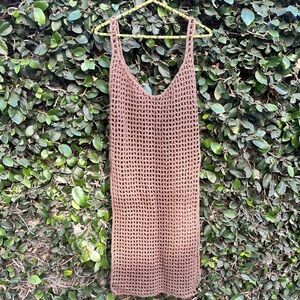 Crochet over up with slits